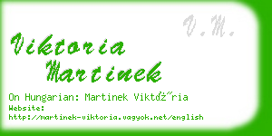 viktoria martinek business card